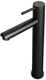 Brauer Stripe Verhoogde Opbouw Wastafelmengkraan - model A - mat zwart 5-S-002-HD7