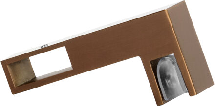 Brauer T-koppelstuk PVD koper geborsteld