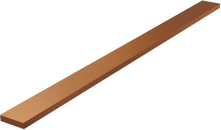 Brauer Tegelinlegrooster Brauer Copper Edition Omkeerbaar tbv Douchegoot STD/W/PS 90x7 cm Inclusief Afstandhouders Koper