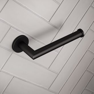 Brauer Toiletrolhouder Brauer Black Wandmontage met PVD coating Mat Zwart Brauer