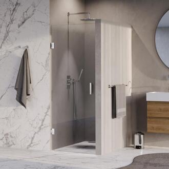 Brauer Void - Nisdeur - Helder Glas - 70 x 200 cm - Omkeerbaar - incl. Glascoating - Chroom