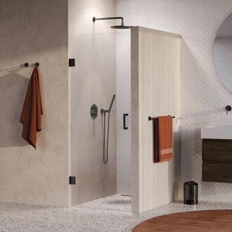 Brauer Void - Nisdeur - Helder Glas - 70 x 200 cm - Omkeerbaar - incl. Glascoating - PVD Gunmetal Geborsteld