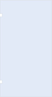 Brauer Wand 120 helder glas enkelzijdige uitsparingen