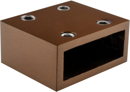 Brauer Wanddeel PVD koper geborsteld