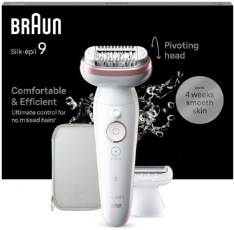 Braun Elektrische haarverwijderaar Braun 9-030 Wit