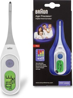 Braun PRT2000 Digitale thermometer Blauw