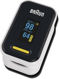 Braun YK81CEU zuurstofmeter Bloeddrukmeter Zwart