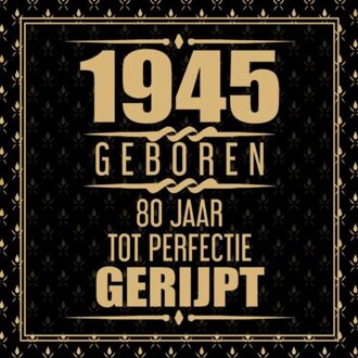 Brave New Books 1945 Geboren 80 Jaar Tot Perfectie Gerijpt - Gold Wigman