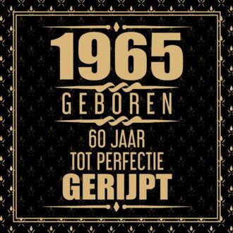 Brave New Books 1965 Geboren 60 Jaar Tot Perfectie Gerijpt - Gold Wigman