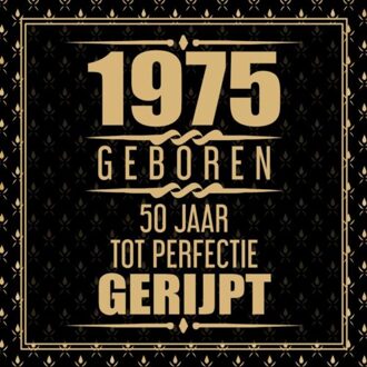 Brave New Books 1975 Geboren 50 Jaar Tot Perfectie Gerijpt - Gold Wigman