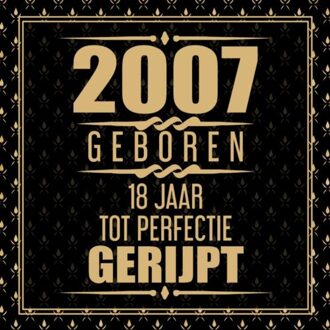 Brave New Books 2007 Geboren 18 Jaar Tot Perfectie Gerijpt - Gold Wigman