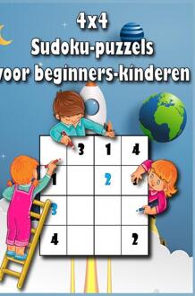 Brave New Books 4X4 Sudoku Puzzels Voor Kinderen - (ISBN:9789464354010)