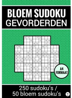 Brave New Books Bloem Sudoku Gevorderden - 250 Sudoku's / 50 Bloem Sudoku's - Nr. 28 - Sudoku Puzzelboeken