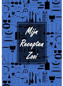 Brave New Books Boek Cadeau Man / Vrouw / Collega - Blanco Recepten Invulboek - "mijn Recepten Zooi" - Boek Cadeau