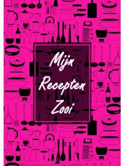 Brave New Books Boekcadeau Vrouw / Boek Cadeau Collega - Blanco Recepten Invulboek - "mijn Recepten Zooi" - Boek Cadeau