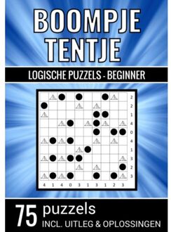 Brave New Books Boompje Tentje - Logische Puzzels Beginner - 75 Puzzels, Incl. Uitleg & Oplossingen - Puzzelboeken & Meer
