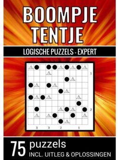 Brave New Books Boompje Tentje - Logische Puzzels Expert - 75 Puzzels, Incl. Uitleg & Oplossingen - Puzzelboeken & Meer