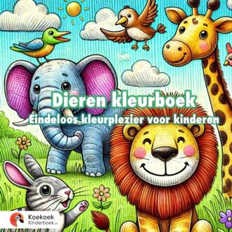 Brave New Books Dieren Kleurboek Voor Kinderen (4-8 Jaar) - Koekoek Kinderboek