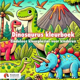 Brave New Books Dinosaurus Kleurboek - Koekoek Kinderboek
