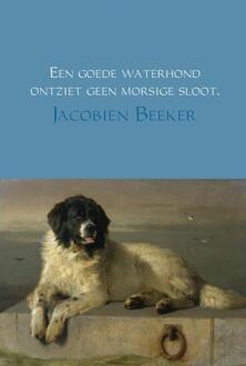 Brave New Books Een goede waterhond ontziet geen morsige sloot