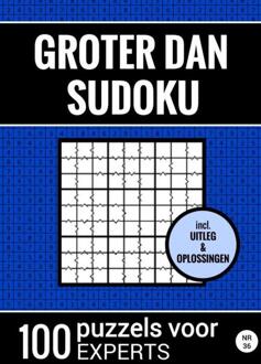 Brave New Books Groter Dan Sudoku - 100 Puzzels Voor Experts - Nr. 36 - Sudoku Puzzelboeken