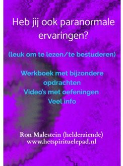 Brave New Books Heb Jij Ook Paranormale Ervaringen? (Cursusboek) - Ron Malestein (helderziende)
