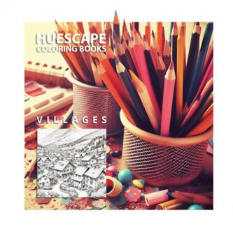 Brave New Books Huescape Kleurboek Voor Volwassenen - Dorpjes - Scarlett Kimberley