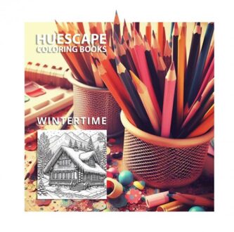 Brave New Books Huescape Kleurboek Voor Volwassenen - Wintertijd - Scarlett Kimberley