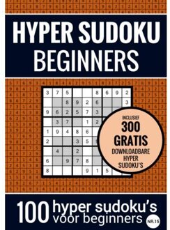 Brave New Books Hyper Sudoku - Nr. 15 - Sudoku Makkelijk - Puzzelboek Met 100 Makkelijke Puzzels Voor - Sudoku Puzzelboeken