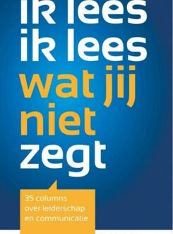 Brave New Books Ik lees ik lees wat jij niet zegt - eBook Ron A.F. Jacobs (9402128220)