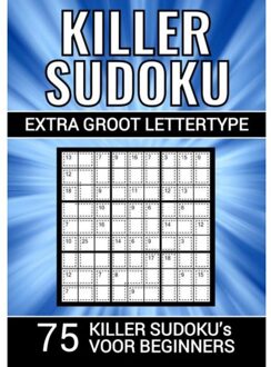 Brave New Books Killer Sudoku - Extra Groot Lettertype - 75 Puzzels Voor Beginners - Puzzelboeken & Meer