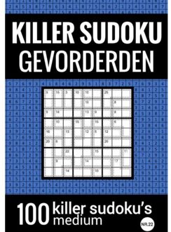 Brave New Books Killer Sudoku - Medium - Nr.22 - Puzzelboek Met 100 Puzzels Voor Gevorderden - Sudoku Puzzelboeken