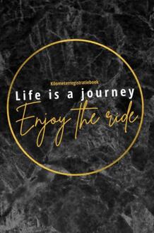 Brave New Books Kilometerregistratieboek Life is a journey, Enjoy the ride