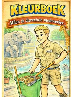 Brave New Books Kleurboek, Milan De Dierentuin Medewerker. (Beroepen Serie) - H. Mourits