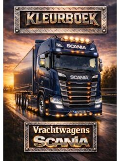 Brave New Books Kleurboek, Scania Vrachtwagens. - H. Mourits