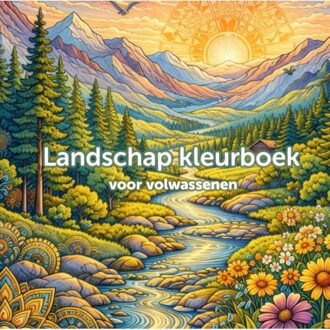 Brave New Books Landschap Kleurboek Voor Volwassenen (Hardcover) - Koekoek Kinderboek