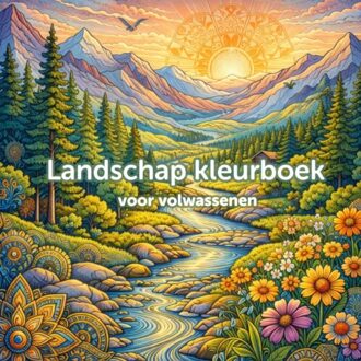 Brave New Books Landschap Kleurboek Voor Volwassenen - Koekoek Kinderboek