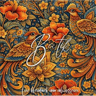 Brave New Books Luxe Batik Kleurboek Voor Volwassenen (Hardcover) - Koekoek Kinderboek