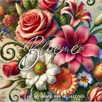 Brave New Books Luxe Bloemen Kleurboek Voor Volwassenen (Hardcover) - Koekoek Kinderboek