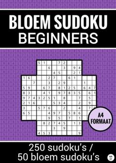 Brave New Books Makkelijke Sudoku: Bloem Sudoku - Nr. 27 - Puzzelboek Met 50 Bloem Sudoku Puzzels Voor - Sudoku Puzzelboeken