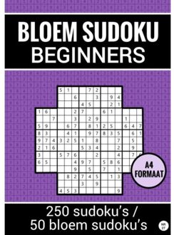 Brave New Books Makkelijke Sudoku: Bloem Sudoku - Nr. 27 - Puzzelboek Met 50 Bloem Sudoku Puzzels Voor - Sudoku Puzzelboeken