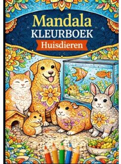 Brave New Books Mandala Kleuboek, Huisdieren. - H. Mourits