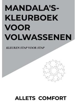 Brave New Books Mandala's-kleurboek voor volwassenen-Kleuren stap voor stap-A5 Mini- Allets Comfort - (ISBN:9789464057058)