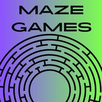 Brave New Books Maze Game Puzzle - Maze Games
