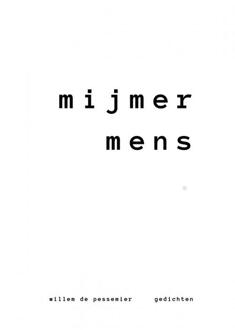 Brave New Books Mijmermens - Willem De Pessemier - 000