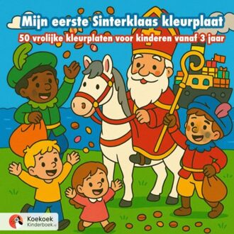 Brave New Books Mijn Eerste Sinterklaas Kleurplaat - Koekoek Kinderboek