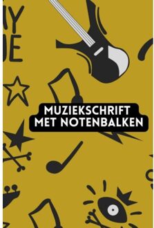 Brave New Books Muziekschrift Met Notenbalken - Gold Arts Books