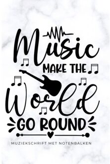 Brave New Books Muziekschrift met notenbalken - (ISBN:9789464484519)