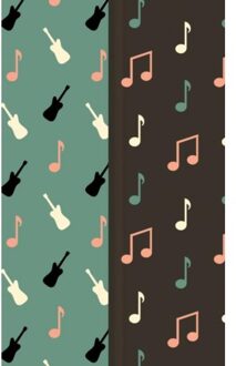 Brave New Books Notenschrift- Notenbalken- Happy- (Pocket Size mini) Allets Comfort - (ISBN:9789464053869)