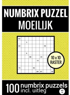 Brave New Books Numbrix Puzzel Moeilijk Voor Ver Gevorderden - Puzzelboek Met 100 Numbrix Puzzels - Nr.15 - Puzzelboeken & Meer